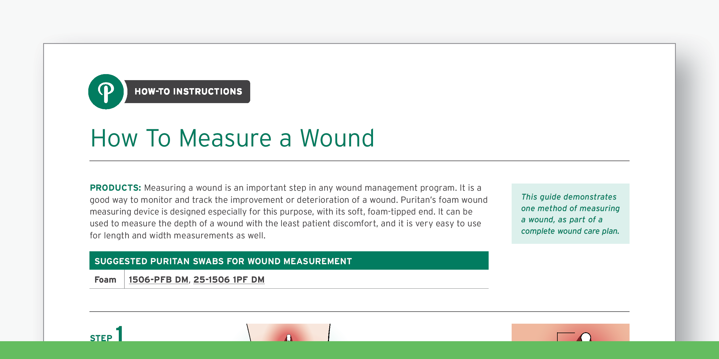 How to Measure a Wound StepbyStep Guide with Puritan DM Stick